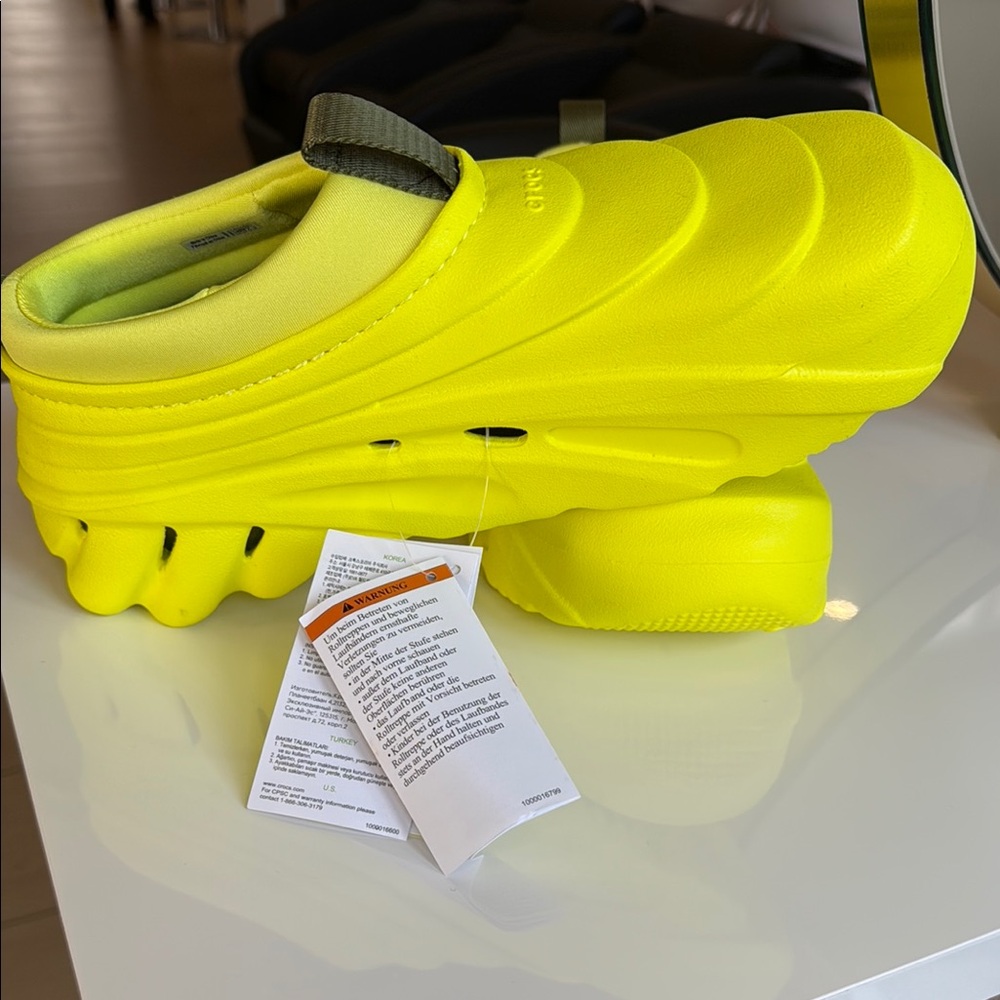 Bright Yellow Kids Clogs
